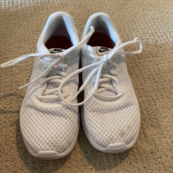 White Nike Tennis Shoes - Picture 3 of 4